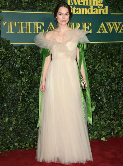 Keira Knightley in Valentino at the Evening Standard Awards: awful or cute?
