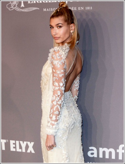 Hailey Baldwin Gets Bootylicious At The 2018 amfAR Gala Hailey Baldwin Gets Bootylicious At The 2018 amfAR Gala