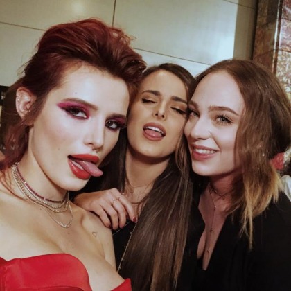 Bella Thorne's Tongue Promotes Her New Movie