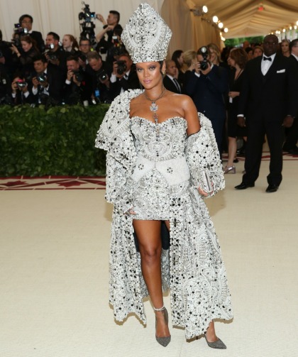 Rihanna was the People's Pope in Maison Margiela at the Met Gala