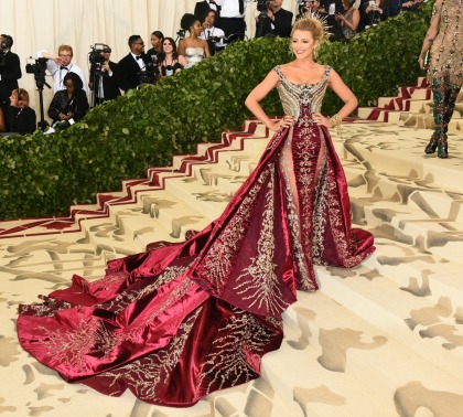 Blake Lively wore a giant Versace gown at the Met Gala: love it or hate it?