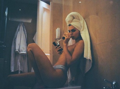 Kendall Jenner Topless On Instagram