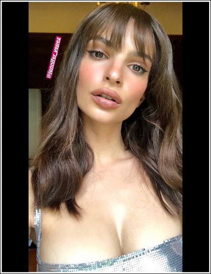 Emily Ratajkowski Drops A Megaton Of Braless Cleavage Action Emily Ratajkowski Drops A Megaton Of Braless Cleavage Action
