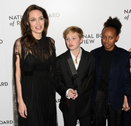 Angelina Jolie took all six kids to see a performance of 'Wicked' in London