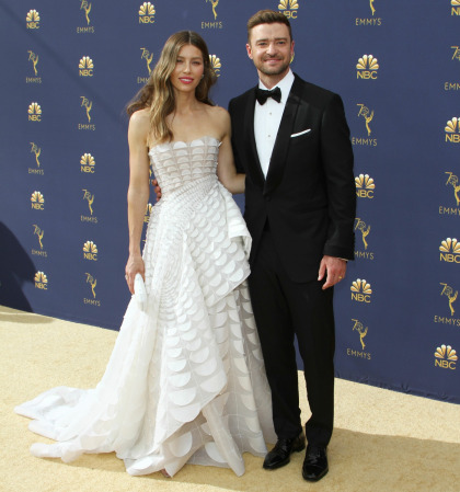 Jessica Biel in Ralph & Russo at the Emmys: one of the best gowns of the night?