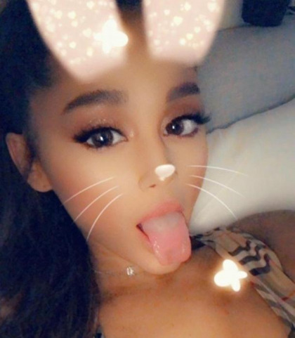 Ariana Grande's Tongue Game