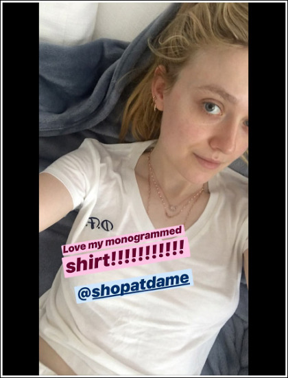 Dakota Fanning Braless And Busting Out In A Skimpy T-Shirt Dakota Fanning Braless And Busting Out In A Skimpy T-Shirt
