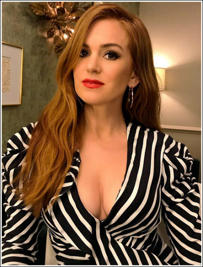 Isla Fisher Flashes A Ton Of Her Massive Braless Cleavage! Isla Fisher Flashes A Ton Of Her Massive Braless Cleavage!
