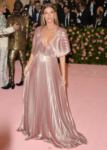 Gisele Bundchen in Dior at the Met Gala: 1970s disco or just off-theme?