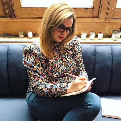 Amber Tamblyn wrote a poem for Olay about self care