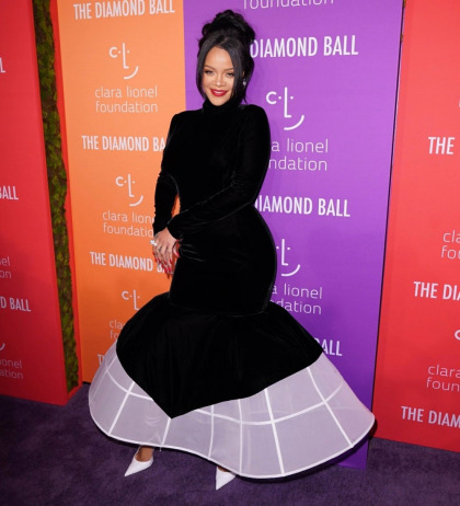 Rihanna wore Givenchy to her Diamond Ball & everyone thinks she's pregnant