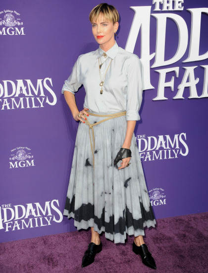 Charlize Theron wears Dior, shows off her 'bowl cut' hairstyle: love it or hate it'