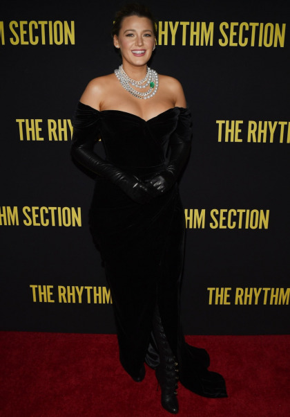 Blake Lively in Dolce & Gabbana at 'The Rhythm Section' NY premiere: gorgeous'