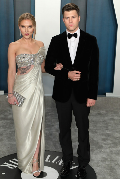 Scarlett Johansson in Oscar de la Renta at the VF party: cute or budget?