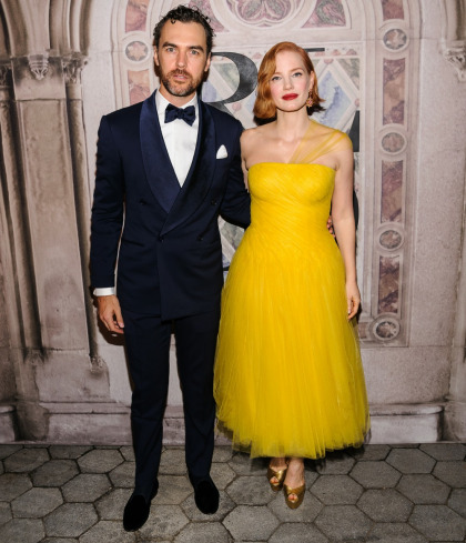 Jessica Chastain & Gian Luca probably welcomed their second child recently