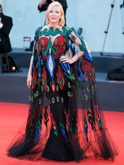 Cate Blanchett wore a show-stopping Armani at the Venice Film Festival's final night