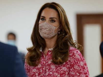 Duchess Kate made a surprise visit to a university to check in on the Covid situation