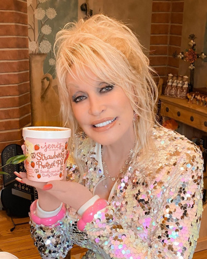 Dolly Parton's new ice cream flavor crashed the site and is getting price gouged on eBay