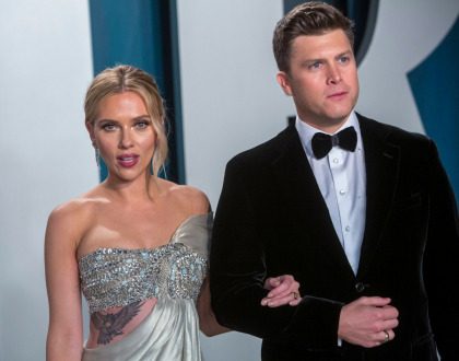 Scarlett Johansson & Colin Jost are expecting, she's 'actually due soon'