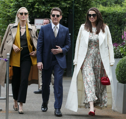 Tom Cruise & Hayley Atwell attended the Wimbledon women's final together