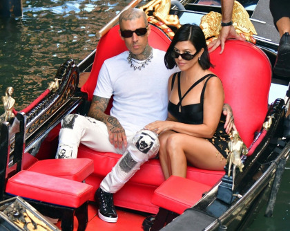 Kourtney Kardashian & Travis Barker are loved up in Venice & her ex is unhappy