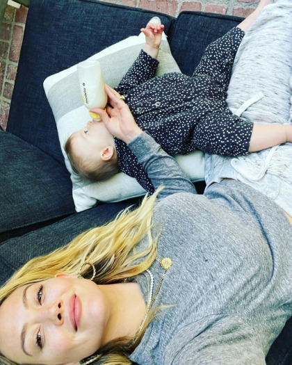 Hilary Duff pierced her baby's ears: 'Can't wait for the internet to call me a child abuser'
