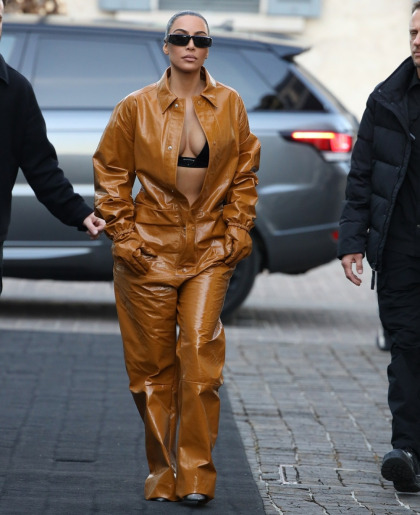Kim Kardashian wore Prada for a trip to Milan Fashion Week: love it or hate it?