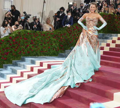 Blake Lively wore Versace to co-chair the 2022 Met Gala: ugh or fine?