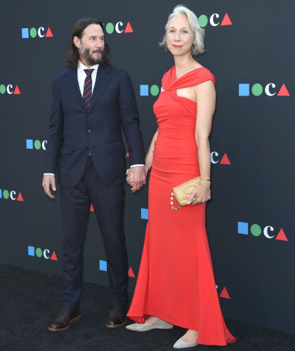 Keanu Reeves & Alexandra Grant walked their first red carpet in nearly three years