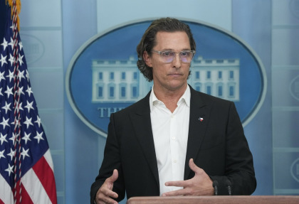 Matthew McConaughey went to the White House to talk about gun control