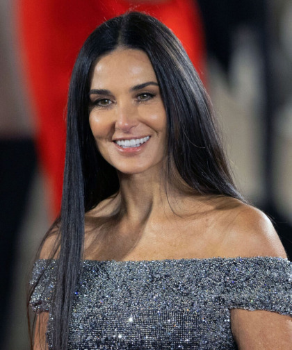 Demi Moore on her hair: 'It's stressful even having someone touch it'