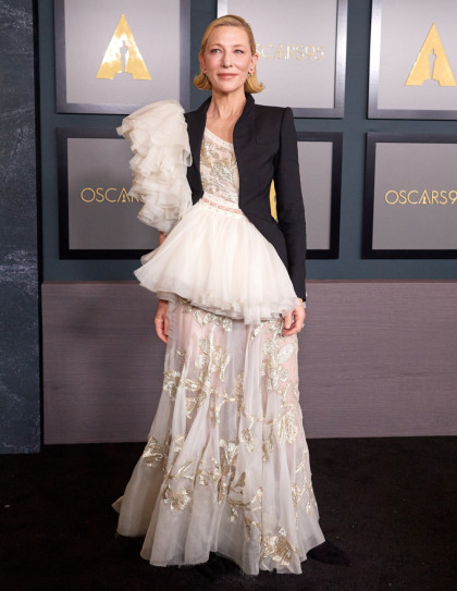 Cate Blanchett recycled her ugliest McQueen for the Governors Awards: ugh?