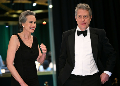 Hugh Grant was the rudest, most peeved man on the 2023 Oscars red carpet