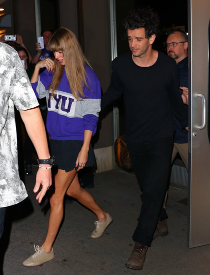 Taylor Swift & Matt Healy stepped out together in NYC at the Electric Lady